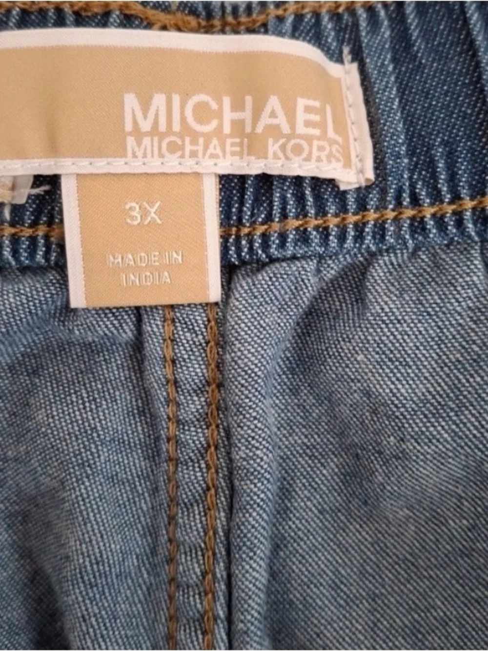 Womens Michael Kors Lightweigh Jeans. Elastic And Drawstring Waist. Size 3X.